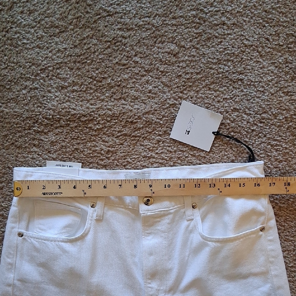 Joe's The Ryan Low Slung Denim Jeans White Wide Leg Women's Jeans - Picture 7 of 10